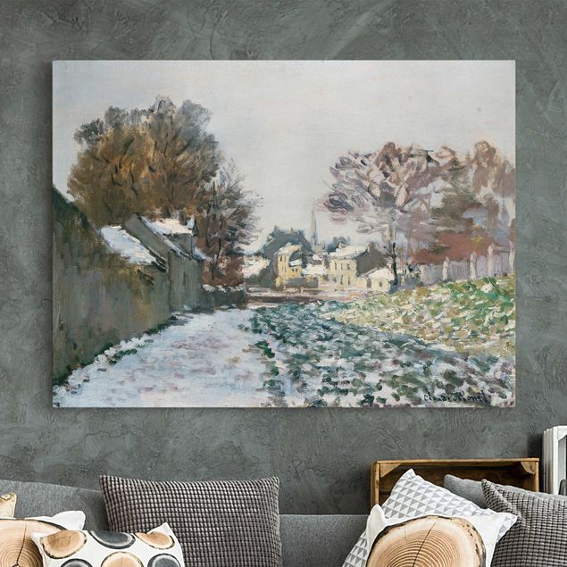 Quadri su tela paesaggio Claude Monet - Neve ad Argenteuil