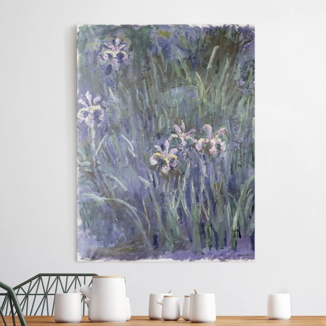 Quadro su tela fiori Claude Monet - Iris