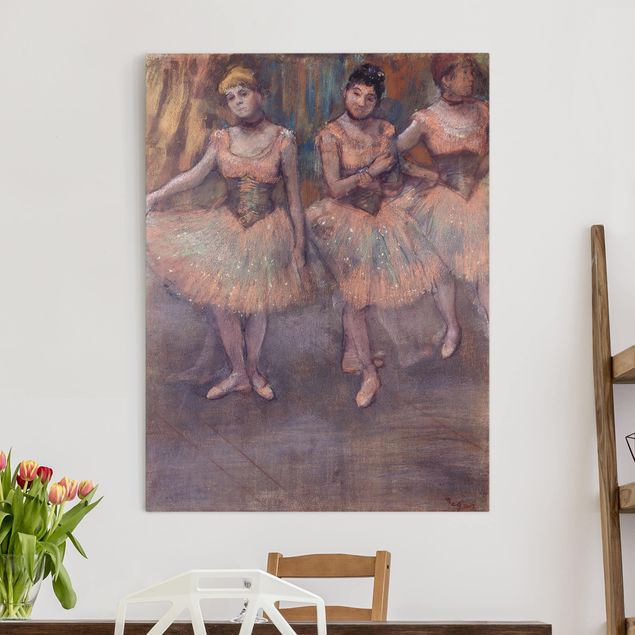 Riproduzione quadri su tela Edgar Degas - Tre ballerine prima dell'esercizio fisico