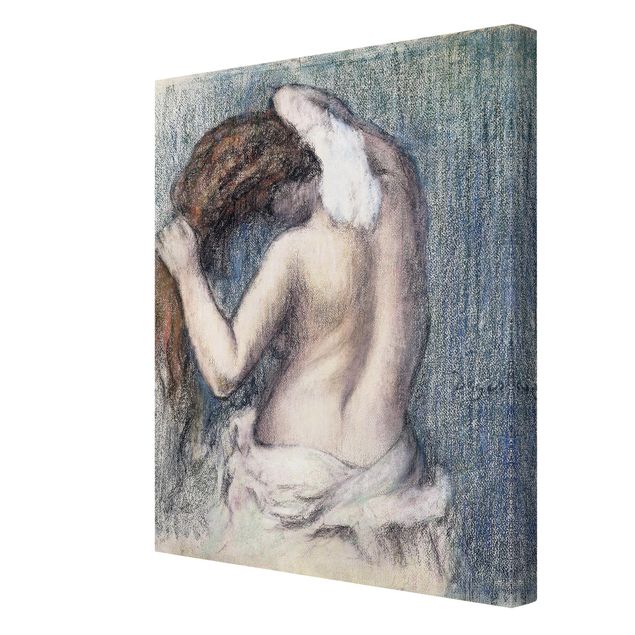 Stampa su tela - Edgar Degas - Donna che si asciuga - Verticale 3:4