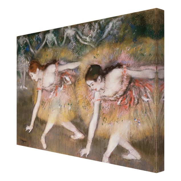 Stampa su tela - Edgar Degas - Ballerini Chinandosi - Orizzontale 4:3