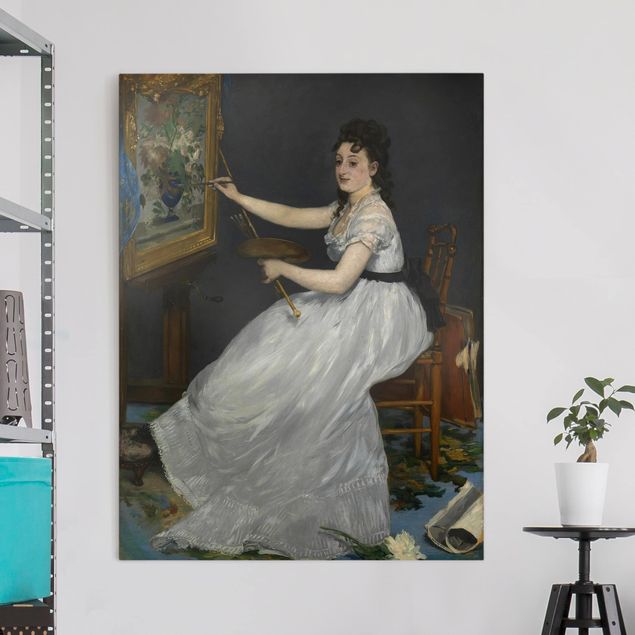 Riproduzioni su tela quadri famosi Edouard Manet - Eva Gonzalès