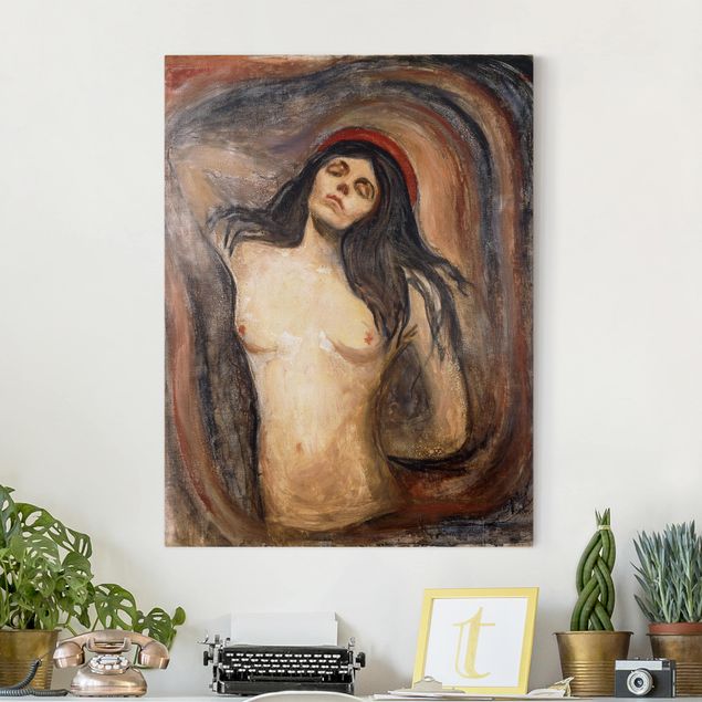 Riproduzioni su tela Edvard Munch - Madonna
