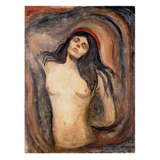 Stampa su tela - Edvard Munch - Madonna - Verticale 3:4