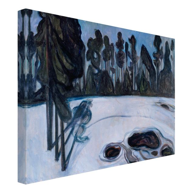 Stampe su tela Edvard Munch - Notte stellata