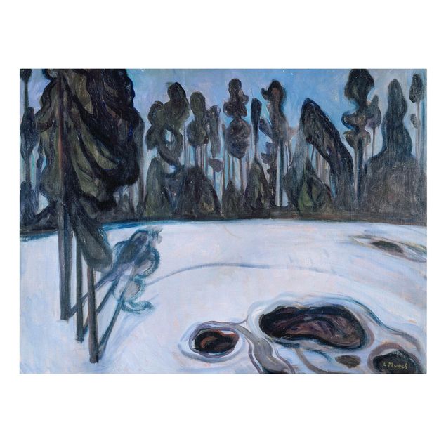 Stampa su tela - Edvard Munch - Notte delle Stelle - Orizzontale 4:3