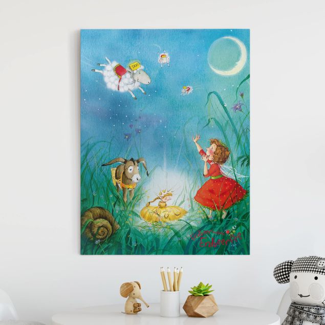 Riproduzioni su tela quadri famosi The Strawberry Fairy - Il taxi del sonno