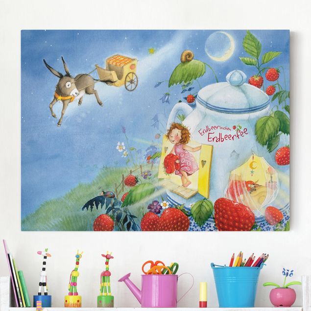 Riproduzioni su tela The Strawberry Fairy - Asino Casimir