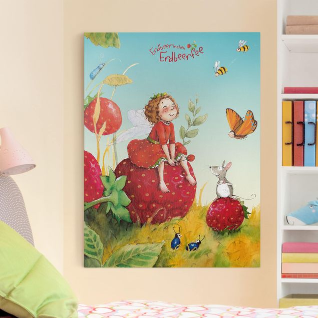 Riproduzione quadri su tela The Strawberry Fairy - Incantevole