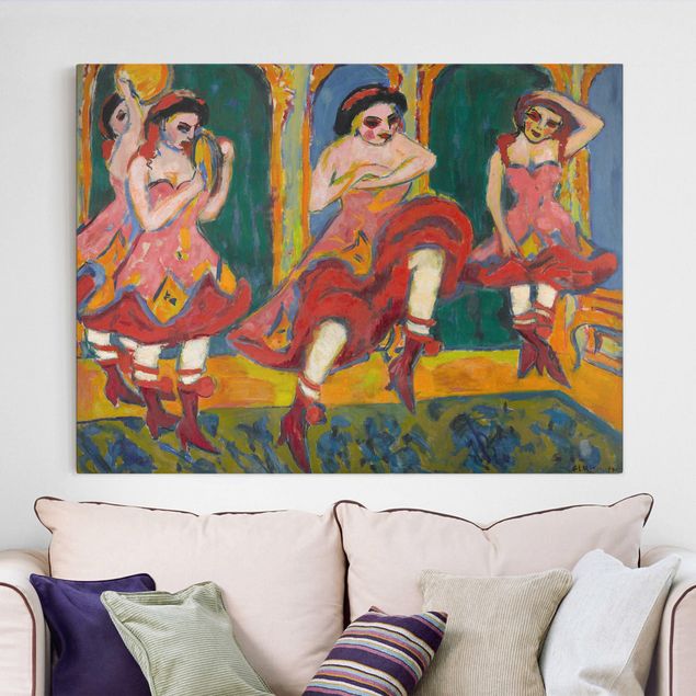 Riproduzione quadri su tela Ernst Ludwig Kirchner - Ballerini di Czardas