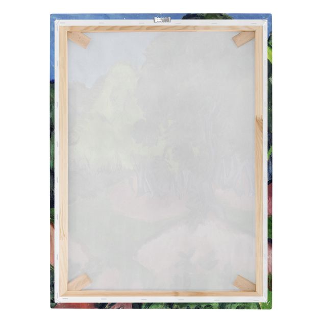 Stampa su tela - Ernst Ludwig Kirchner - Paesaggio con Castagno - Verticale 3:4