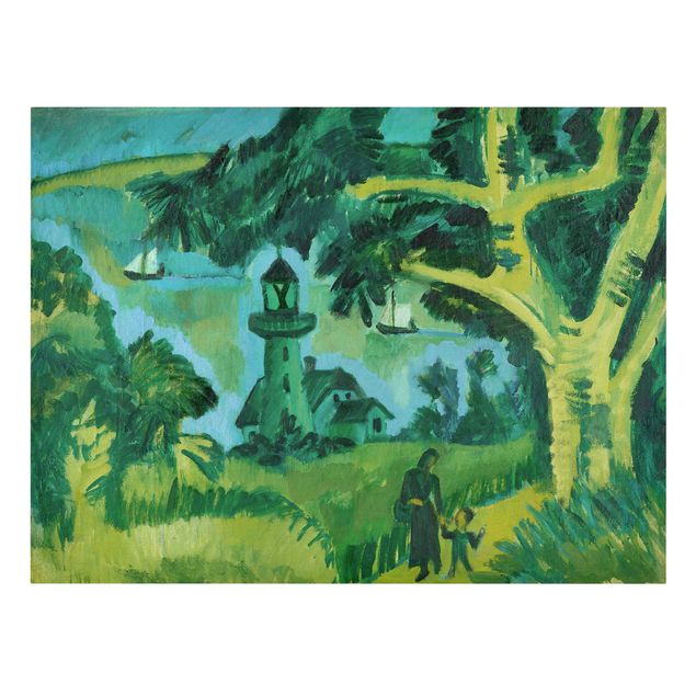 Stampe su tela Ernst Ludwig Kirchner - Faro sul Fehmarn