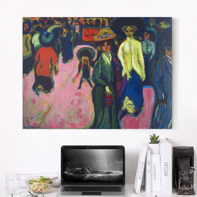 Riproduzione quadri su tela Ernst Ludwig Kirchner - Strada a Dresda