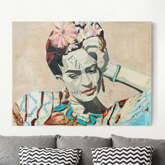 Riproduzione quadri su tela Frida Kahlo - Collage n.1