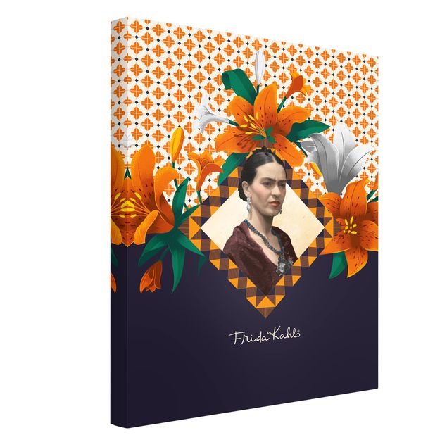 Stampa su tela - Frida Kahlo - Lilies - Verticale 3:4