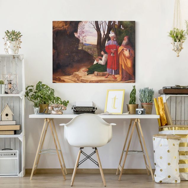 Quadri moderni per soggiorno Giorgione - I tre filosofi