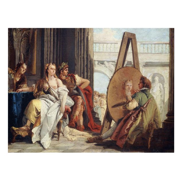 Stampe su tela Giovanni Battista Tiepolo - Alessandro Magno