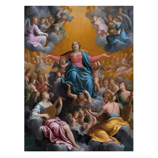 Stampa su tela - Guido Reni - L'Assunzione della Vergine Maria - Verticale 3:4