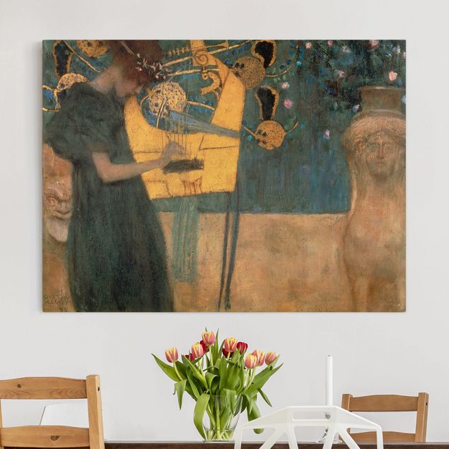 Riproduzioni su tela quadri famosi Gustav Klimt - Musica