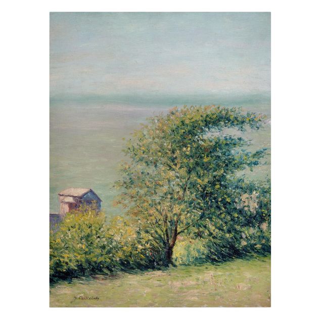 Stampa su tela Gustave Caillebotte - Il mare a Villerville