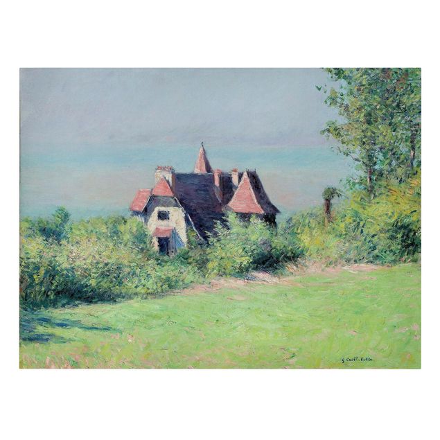 Stampa su tela - Gustave Caillebotte - A Villa a Trouville - Orizzontale 4:3