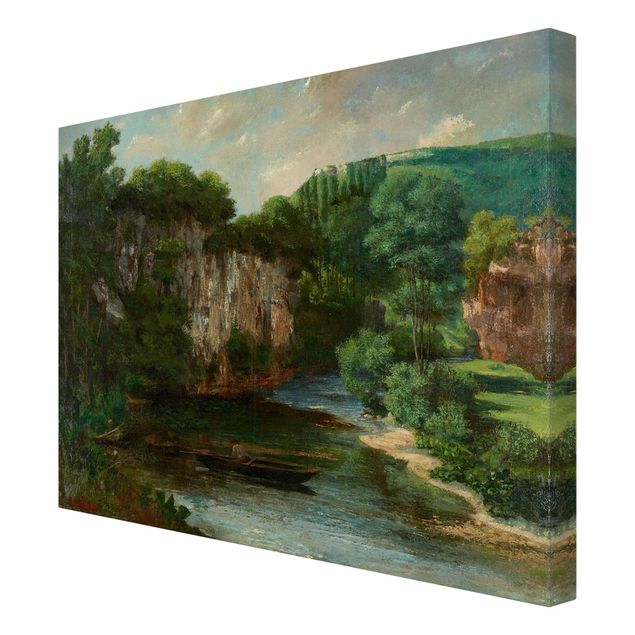 Gustave Courbet Gustave Courbet - La roccia di Orguy