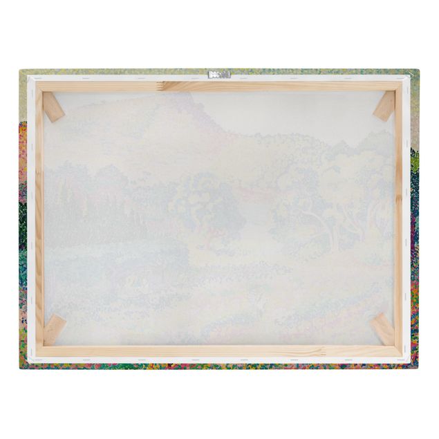 Stampa su tela - Henri Edmond Cross - Paesaggio con Le Cap Nègre - Orizzontale 4:3