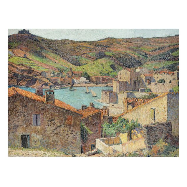 Stampa su tela Henri Martin - Il villaggio di Port Collioure