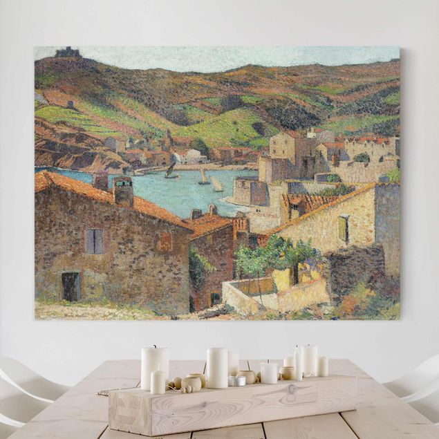 Riproduzioni su tela Henri Martin - Il villaggio di Port Collioure