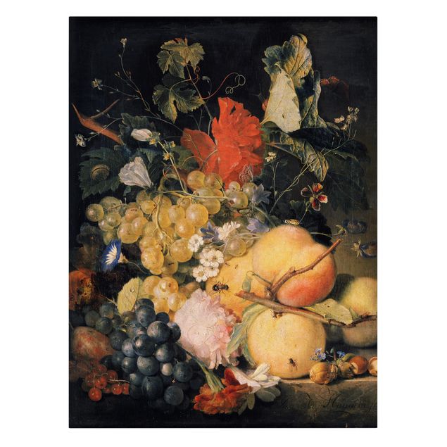 Jan Van Huysum Jan van Huysum - Frutta, fiori e insetti