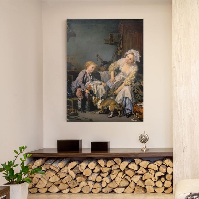 Quadri moderni per soggiorno Jean Baptiste Greuze - Il bambino viziato