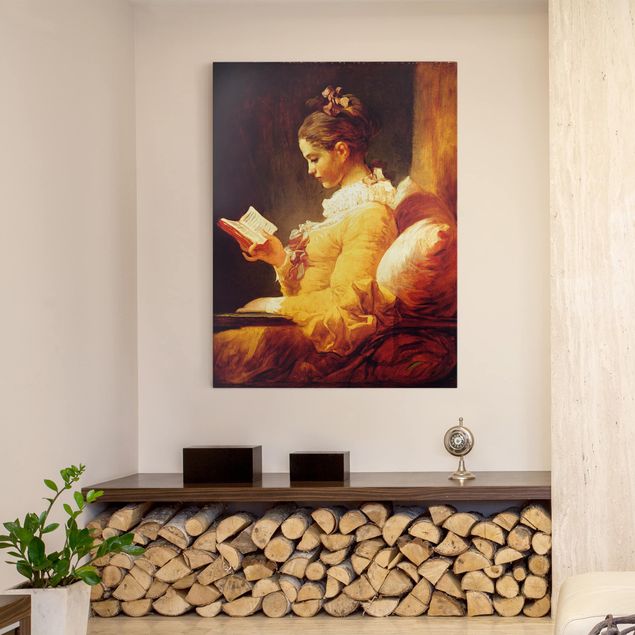Quadri moderni per soggiorno Jean Honoré Fragonard - Giovane ragazza che legge