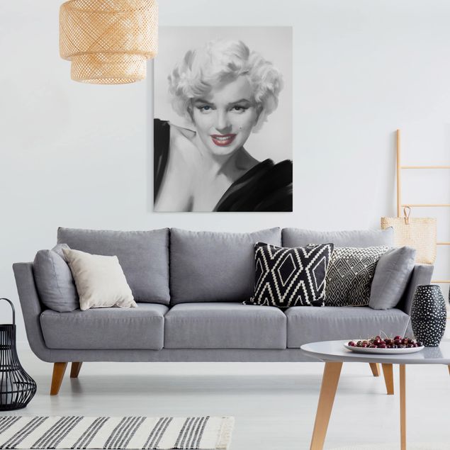 Stampe su tela Marilyn sul divano