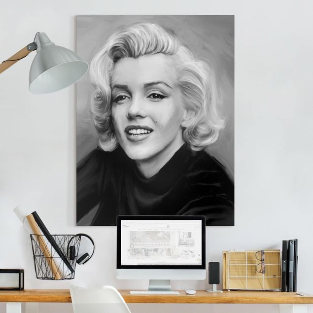 Stampe su tela vintage Marilyn in privato