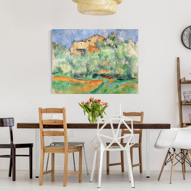 Riproduzione quadri su tela Paul Cézanne - Casa e colombaia a Bellevue