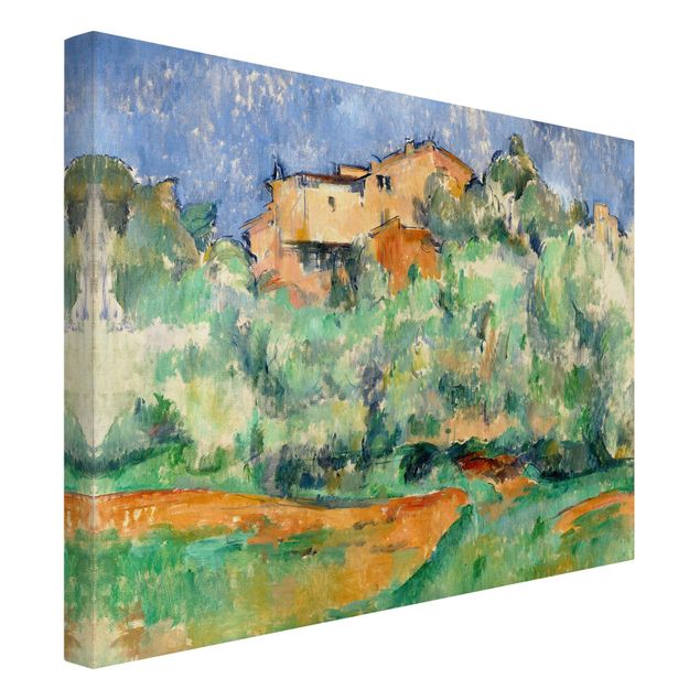 Stampe su tela Paul Cézanne - Casa e colombaia a Bellevue