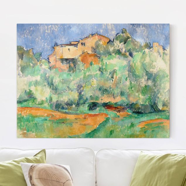 Quadri su tela paesaggio Paul Cézanne - Casa e colombaia a Bellevue
