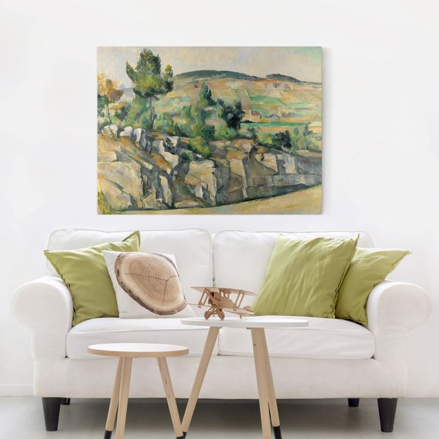 Quadri su tela paesaggio Paul Cézanne - Collina in Provenza