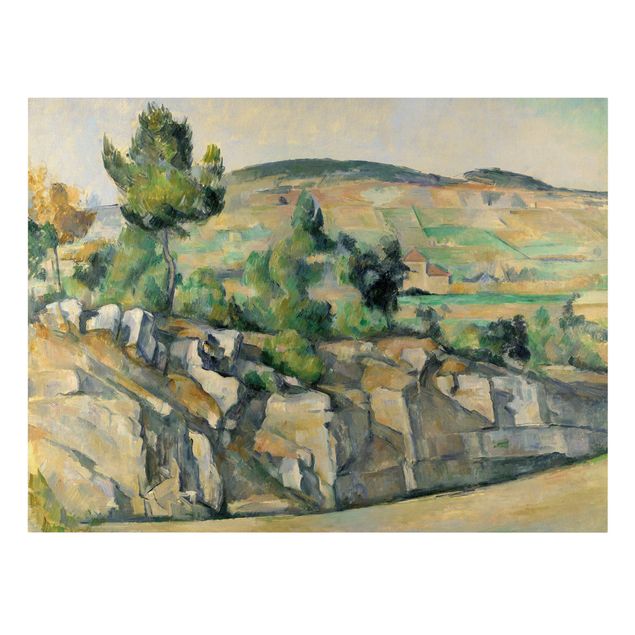 Quadri moderni per soggiorno Paul Cézanne - Collina in Provenza