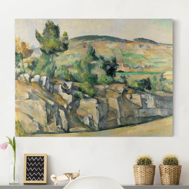 Quadri con montagne Paul Cézanne - Collina in Provenza