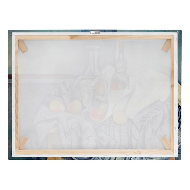 Stampa su tela - Paul Cézanne - Natura morta con Bottiglia di Liquore alla Menta - Orizzontale 4:3
