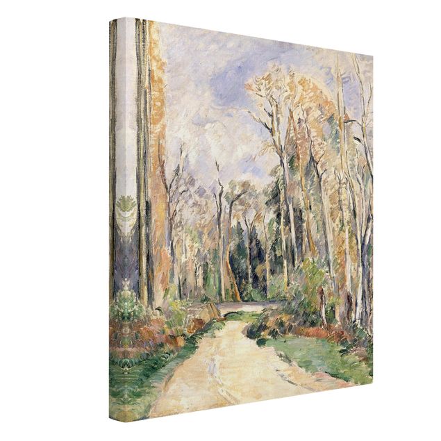 Quadri moderni per soggiorno Paul Cézanne - Sentiero all'ingresso della foresta