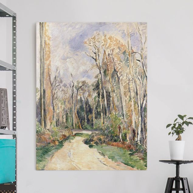 Quadri foresta Paul Cézanne - Sentiero all'ingresso della foresta