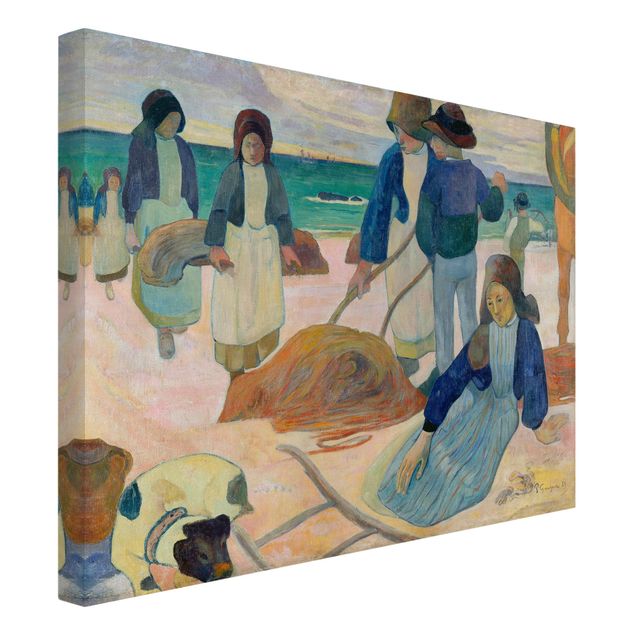 Stampa su tela - Paul Gauguin - Raccoglitori di Alghe (II) - Orizzontale 4:3