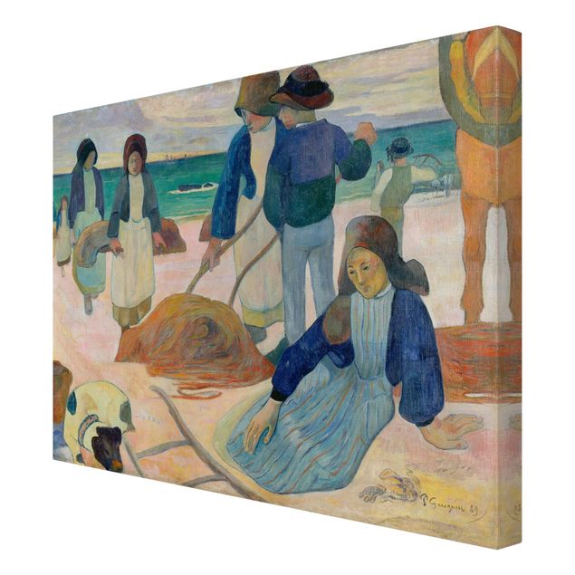 Stampa su tela - Paul Gauguin - Raccoglitori di Alghe (II) - Orizzontale 4:3