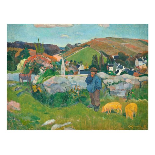 Quadri su tela Paul Gauguin - Il guardiano di porci