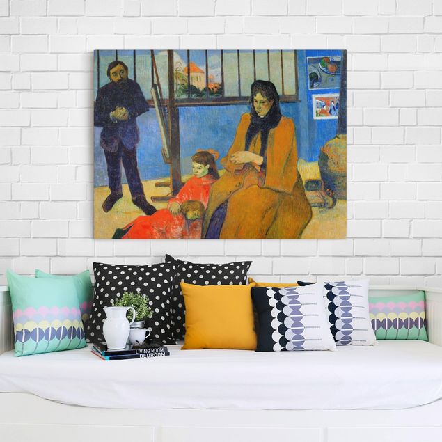 Quadri moderni per soggiorno Paul Gauguin - La famiglia Schuffenecker