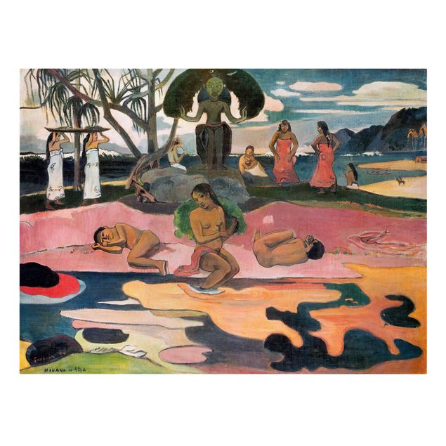 Quadri su tela Paul Gauguin - Il giorno degli dei (Mahana No Atua)