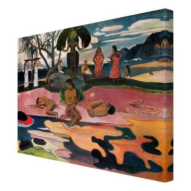 Stampa su tela - Paul Gauguin - Giorno di dio (Mahana No Atua) - Orizzontale 4:3