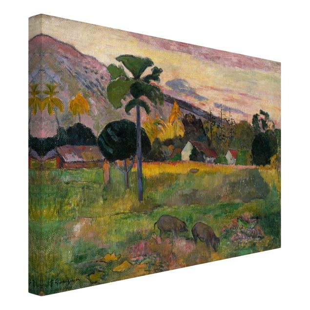 Quadri moderni per soggiorno Paul Gauguin - Haere Mai (Vieni qui)